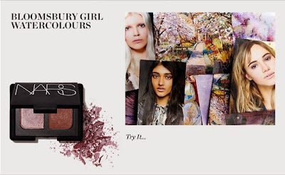 NARS Bloomsbury Girl Watercolours beauty editorial.