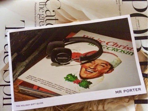 Mr Porter holiday gift guide magazine supplement.