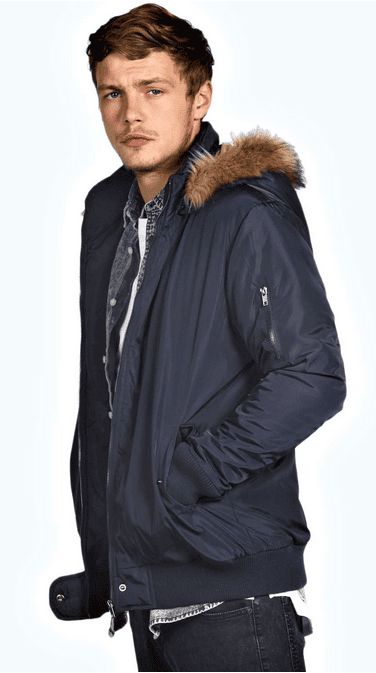 Boohoo Bomber Jacket With Faux Fur Parka Hood (£30.00)