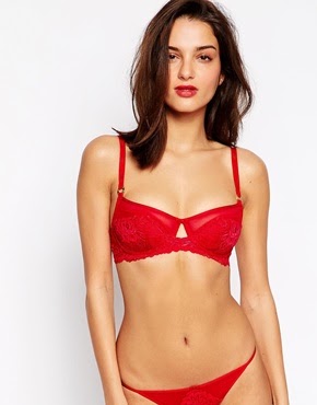 The Intimate Collection by Britney Spears Cherry three-quarter cup padded bra