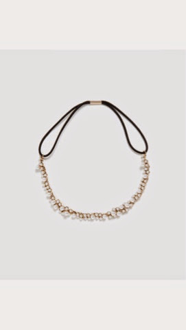 Zara Pearl Hairband Zara embellished pearl and jewelled hairband headband