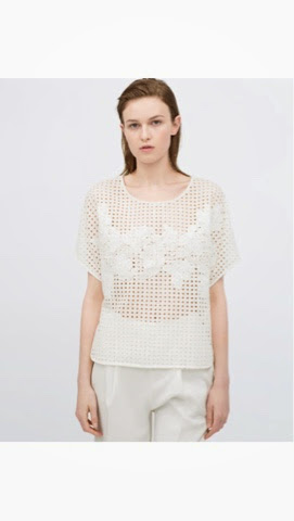 Zara Embroidered T-Shirt Zara embroidered graphic t-shirt close up detail