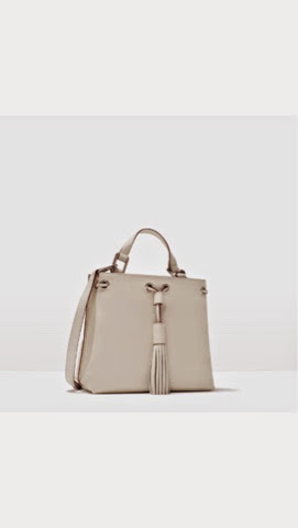 Zara Leather Bucket Bag With Tassels Zara black leather bucket bag with tassel drawstring closure